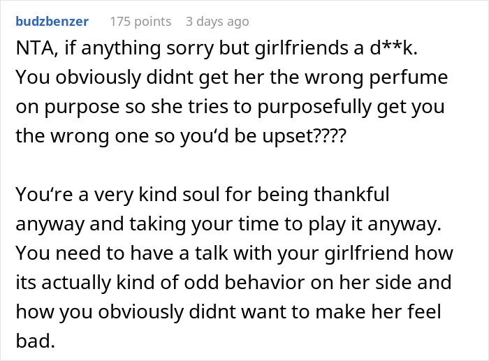 Woman Upset BF Likes Her Gift To Him As She Expected Him To Dump Her