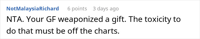 Woman Upset BF Likes Her Gift To Him As She Expected Him To Dump Her