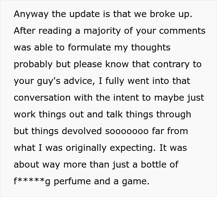 Woman Upset BF Likes Her Gift To Him As She Expected Him To Dump Her