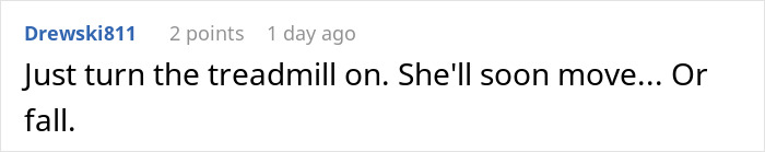 Entitled Mother Defends Daughter Hogging Unused Gym Treadmill, Gets Told She&rsquo;s The Problem