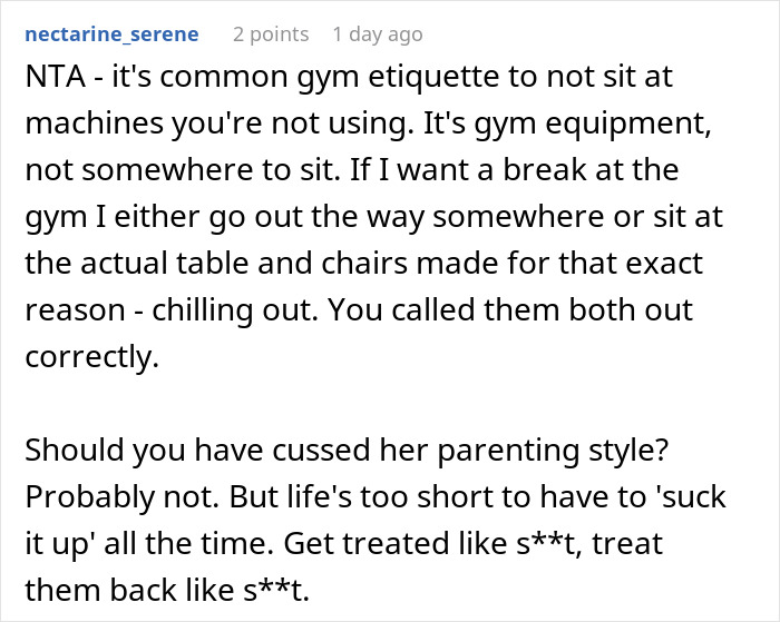 Entitled Mother Defends Daughter Hogging Unused Gym Treadmill, Gets Told She&rsquo;s The Problem