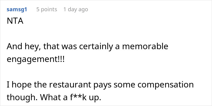 Guy’s Planned Proposal Goes Awry When His Ring Ends Up In Another Woman’s Dessert