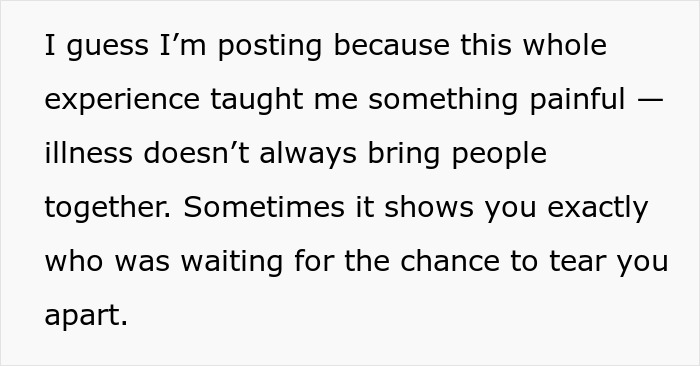 MIL Is Praised As A “Saint” By Family, But Her Vicious Ultimatum To Her Terminal Son Reveals All