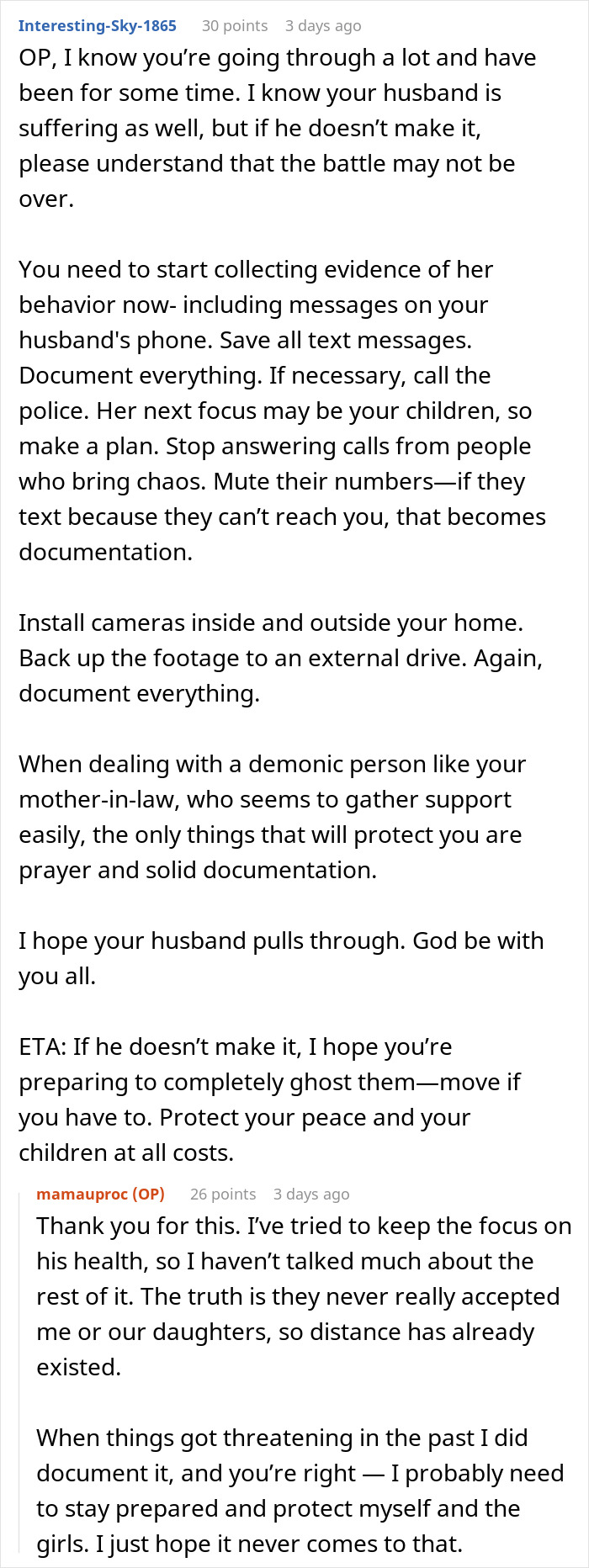 MIL Is Praised As A “Saint” By Family, But Her Vicious Ultimatum To Her Terminal Son Reveals All