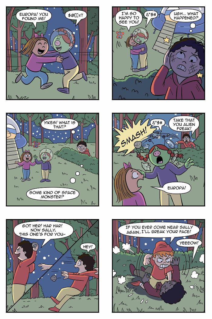 Artist Continues To Explore A Funny Story Where A Human Girl Was Adopted As A Pet By Aliens (45 New Pics) Artist Continues To Explore A Funny Story Where A Human Girl Was Adopted As A Pet By Aliens (45 New Pics)