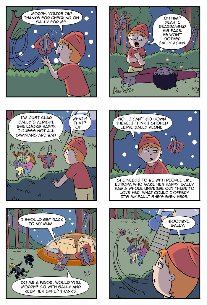 Artist Continues To Explore A Funny Story Where A Human Girl Was Adopted As A Pet By Aliens (45 New Pics) Artist Continues To Explore A Funny Story Where A Human Girl Was Adopted As A Pet By Aliens (45 New Pics)