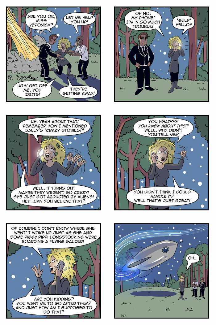 Artist Continues To Explore A Funny Story Where A Human Girl Was Adopted As A Pet By Aliens (45 New Pics) Artist Continues To Explore A Funny Story Where A Human Girl Was Adopted As A Pet By Aliens (45 New Pics)