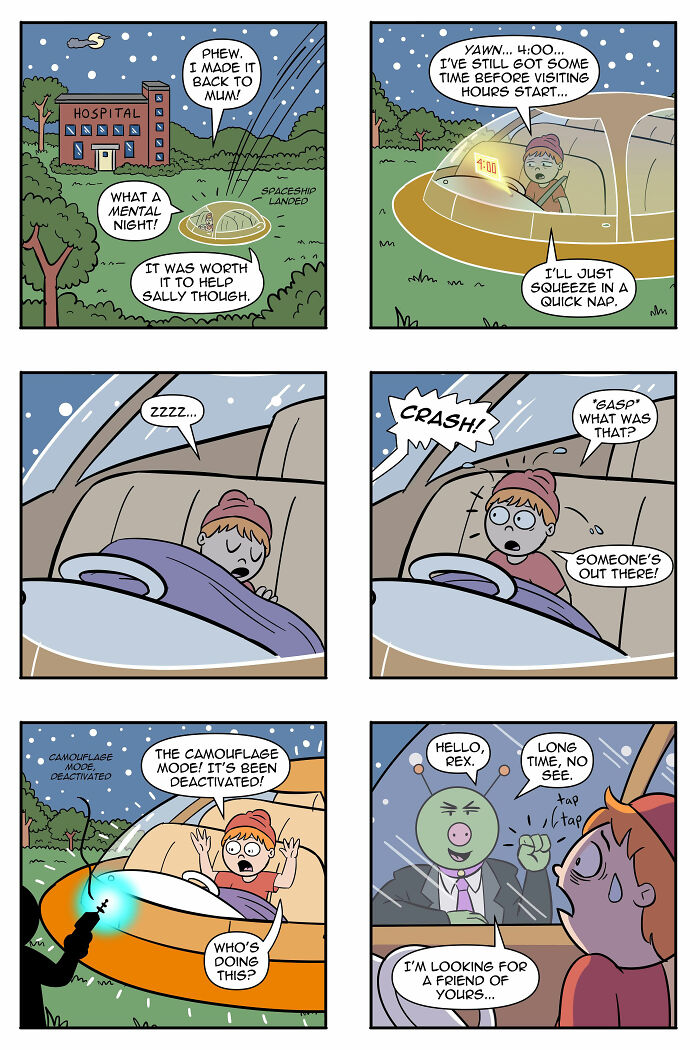 Artist Continues To Explore A Funny Story Where A Human Girl Was Adopted As A Pet By Aliens (45 New Pics) Artist Continues To Explore A Funny Story Where A Human Girl Was Adopted As A Pet By Aliens (45 New Pics)