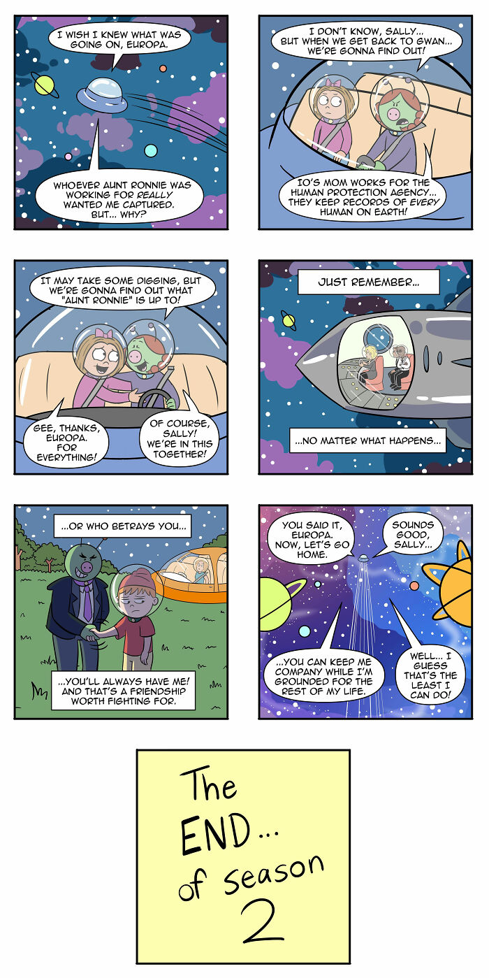 Artist Continues To Explore A Funny Story Where A Human Girl Was Adopted As A Pet By Aliens (45 New Pics) Artist Continues To Explore A Funny Story Where A Human Girl Was Adopted As A Pet By Aliens (45 New Pics)