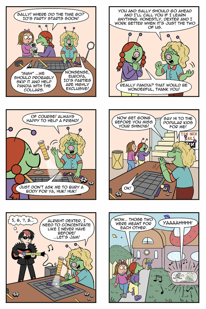 Artist Continues To Explore A Funny Story Where A Human Girl Was Adopted As A Pet By Aliens (45 New Pics) Artist Continues To Explore A Funny Story Where A Human Girl Was Adopted As A Pet By Aliens (45 New Pics)