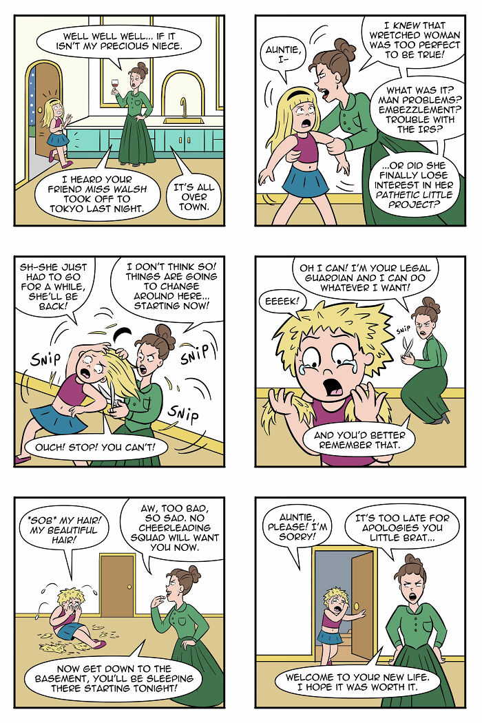 Artist Continues To Explore A Funny Story Where A Human Girl Was Adopted As A Pet By Aliens (45 New Pics) Artist Continues To Explore A Funny Story Where A Human Girl Was Adopted As A Pet By Aliens (45 New Pics)