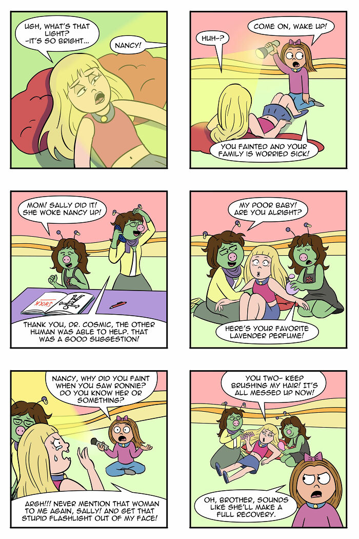 Artist Continues To Explore A Funny Story Where A Human Girl Was Adopted As A Pet By Aliens (45 New Pics) Artist Continues To Explore A Funny Story Where A Human Girl Was Adopted As A Pet By Aliens (45 New Pics)