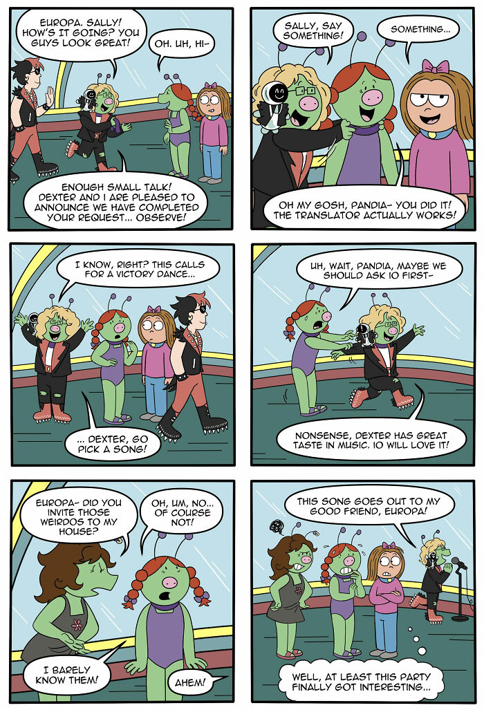 Artist Continues To Explore A Funny Story Where A Human Girl Was Adopted As A Pet By Aliens (45 New Pics) Artist Continues To Explore A Funny Story Where A Human Girl Was Adopted As A Pet By Aliens (45 New Pics)