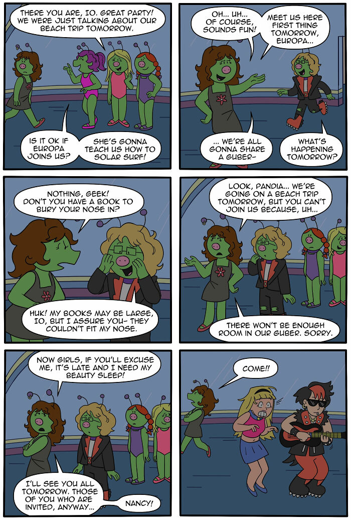 Artist Continues To Explore A Funny Story Where A Human Girl Was Adopted As A Pet By Aliens (45 New Pics) Artist Continues To Explore A Funny Story Where A Human Girl Was Adopted As A Pet By Aliens (45 New Pics)