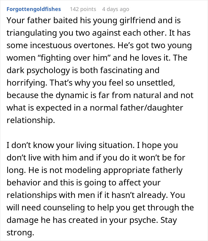22YO Daughter Disgusted By 52YO Dad As He Dates Someone 30 Years Younger, He Goes Ballistic On Her 22YO Daughter Disgusted By 52YO Dad As He Dates Someone 30 Years Younger, He Goes Ballistic On Her