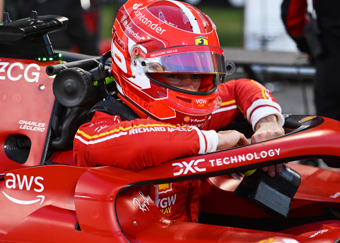 “What Are You Doing”: Charles Leclerc Manhandled Himself On Air And It’s Breaking The Internet “What Are You Doing”: Charles Leclerc Manhandled Himself On Air And It’s Breaking The Internet