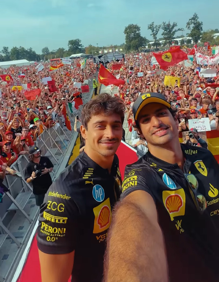 “What Are You Doing”: Charles Leclerc Manhandled Himself On Air And It’s Breaking The Internet “What Are You Doing”: Charles Leclerc Manhandled Himself On Air And It’s Breaking The Internet