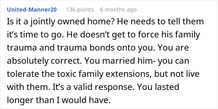 Man Kicks His Family Out After His Wife Finds Out The Real Reason His Family Needed To Move In With Them