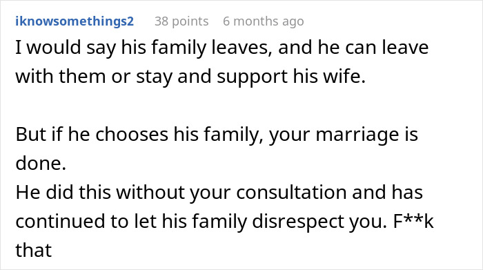 Man Kicks His Family Out After His Wife Finds Out The Real Reason His Family Needed To Move In With Them