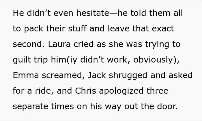 Man Kicks His Family Out After His Wife Finds Out The Real Reason His Family Needed To Move In With Them
