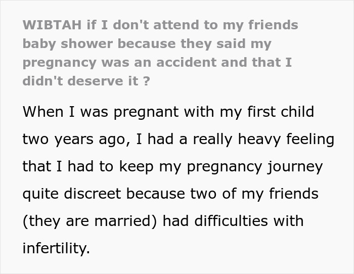 Pregnant Couple Hurt As Friends Take Out Their Infertility Struggles On Them: “I Didn’t Deserve It”
