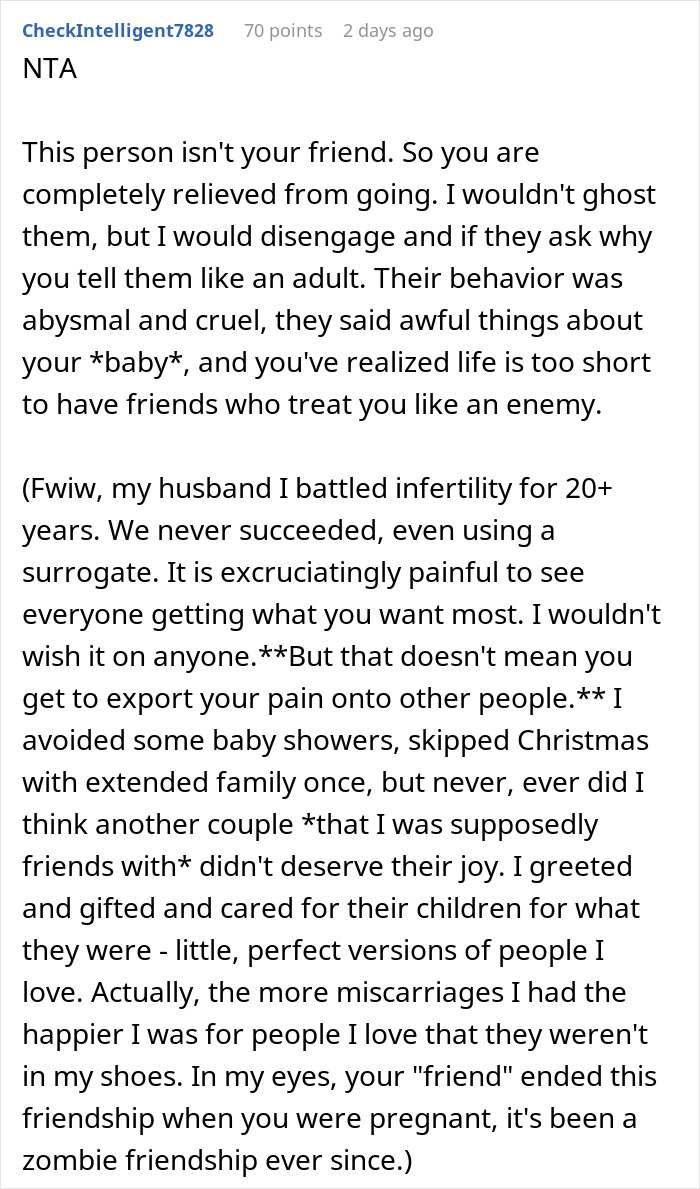 Pregnant Couple Hurt As Friends Take Out Their Infertility Struggles On Them: “I Didn’t Deserve It”