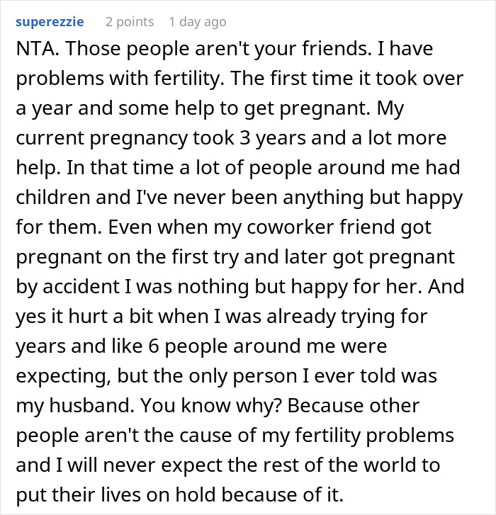 Pregnant Couple Hurt As Friends Take Out Their Infertility Struggles On Them: “I Didn’t Deserve It”