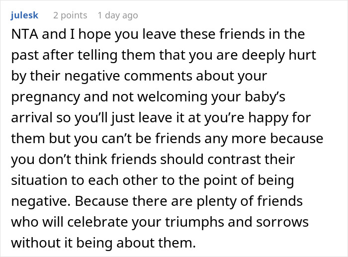 Pregnant Couple Hurt As Friends Take Out Their Infertility Struggles On Them: “I Didn’t Deserve It”