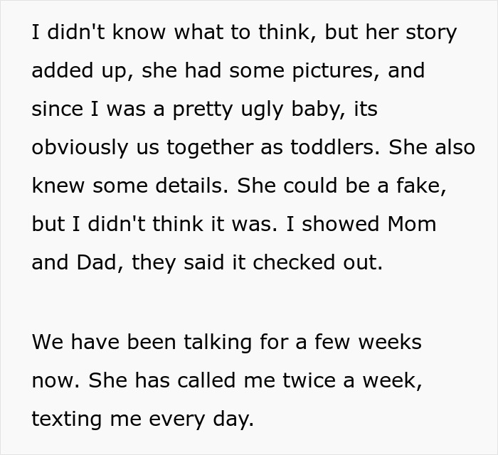 Woman Finds Biological Sister Wanting To Connect, Assumes She&rsquo;s Invited To Her Wedding