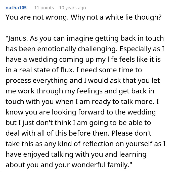 Woman Finds Biological Sister Wanting To Connect, Assumes She&rsquo;s Invited To Her Wedding