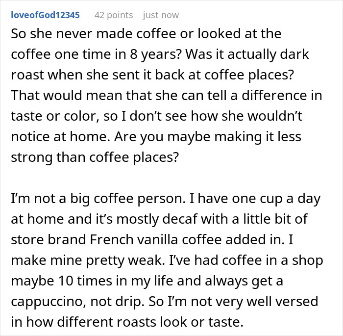 Coffee Snob Wife Rants About Hating Dark Roast, Mad As Hubby Reveals She&rsquo;s Been Drinking It Daily