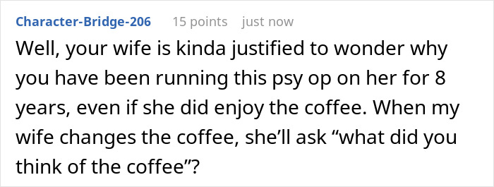 Coffee Snob Wife Rants About Hating Dark Roast, Mad As Hubby Reveals She&rsquo;s Been Drinking It Daily