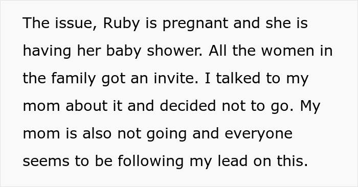 Baby-Obsessed SIL Acts Cruelly To Pregnant In-Laws, Wants Them To Play Happy Family At Her Baby Shower Baby-Obsessed SIL Acts Cruelly To Pregnant In-Laws, Wants Them To Play Happy Family At Her Baby Shower
