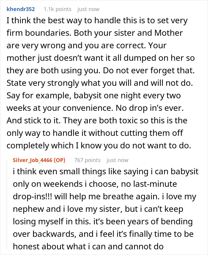 Older Sis Helps Single Mom With Baby Like Nobody Else, One Day Realizes She Never Actually Chose It Older Sis Helps Single Mom With Baby Like Nobody Else, One Day Realizes She Never Actually Chose It