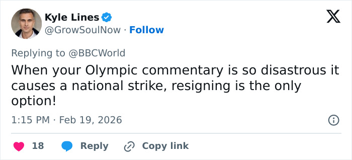 Winter Olympics Host Forced To Resign After Commentary Sparked Outrage Winter Olympics Host Forced To Resign After Commentary Sparked Outrage