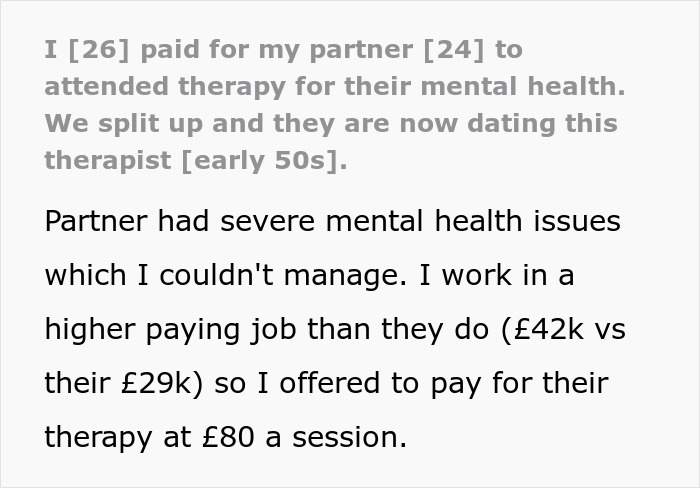 Man Funds £3K Therapy To Fix Marriage, Realizes He Paid For His Replacement As Wife Dates Therapist Man Funds £3K Therapy To Fix Marriage, Realizes He Paid For His Replacement As Wife Dates Therapist