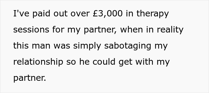 Man Funds £3K Therapy To Fix Marriage, Realizes He Paid For His Replacement As Wife Dates Therapist Man Funds £3K Therapy To Fix Marriage, Realizes He Paid For His Replacement As Wife Dates Therapist