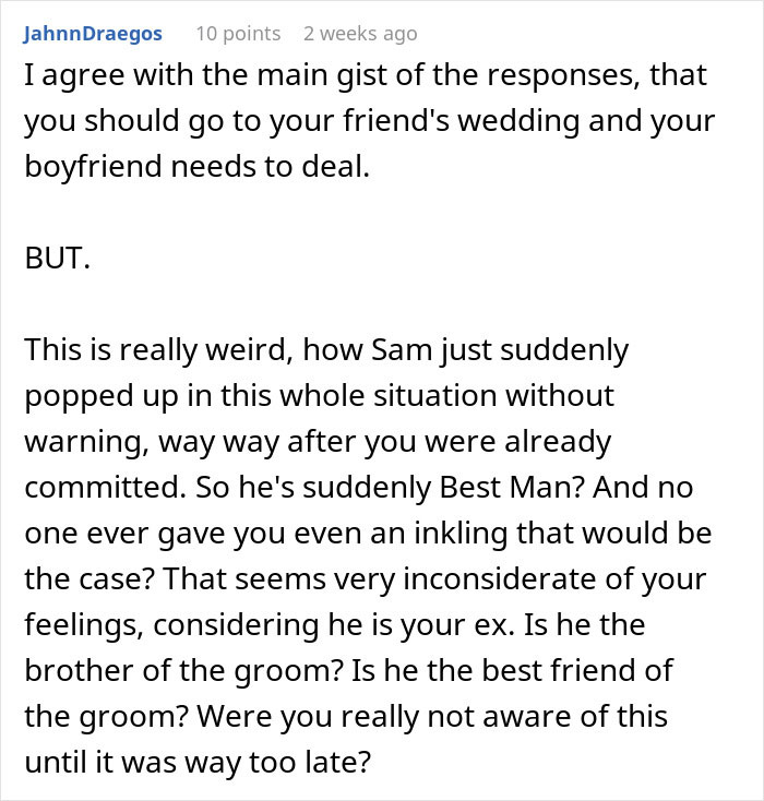 Man Can&rsquo;t Handle GF Doing Her Maid Of Honor Duties At Friend&rsquo;s Wedding, Shows His True Face