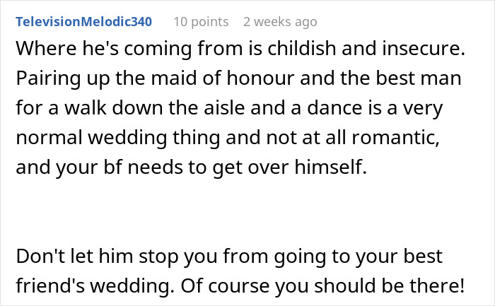 Man Can&rsquo;t Handle GF Doing Her Maid Of Honor Duties At Friend&rsquo;s Wedding, Shows His True Face