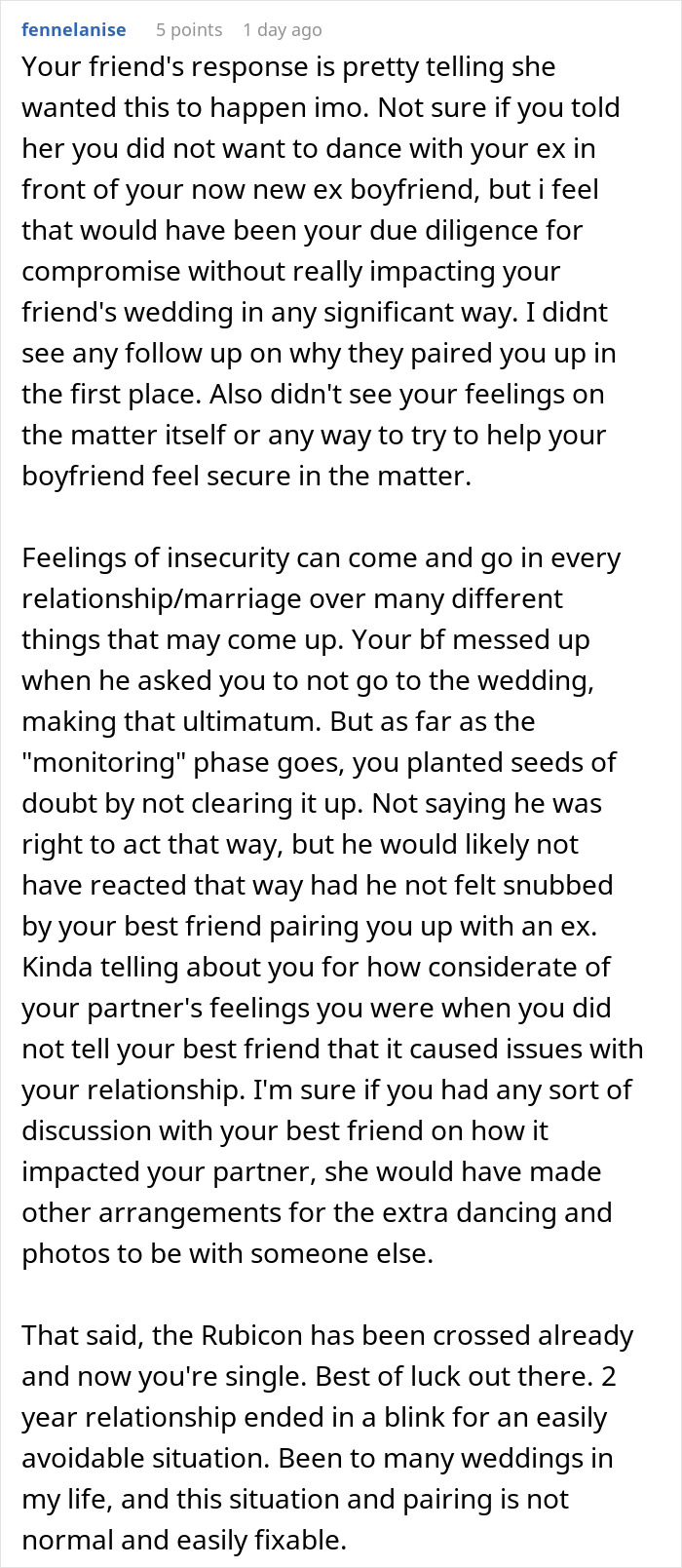 Man Can&rsquo;t Handle GF Doing Her Maid Of Honor Duties At Friend&rsquo;s Wedding, Shows His True Face