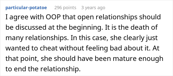 Woman Suggests An Open Relationship, Guy Immediately Breaks Up With Her: “Crying To Take Her Back”