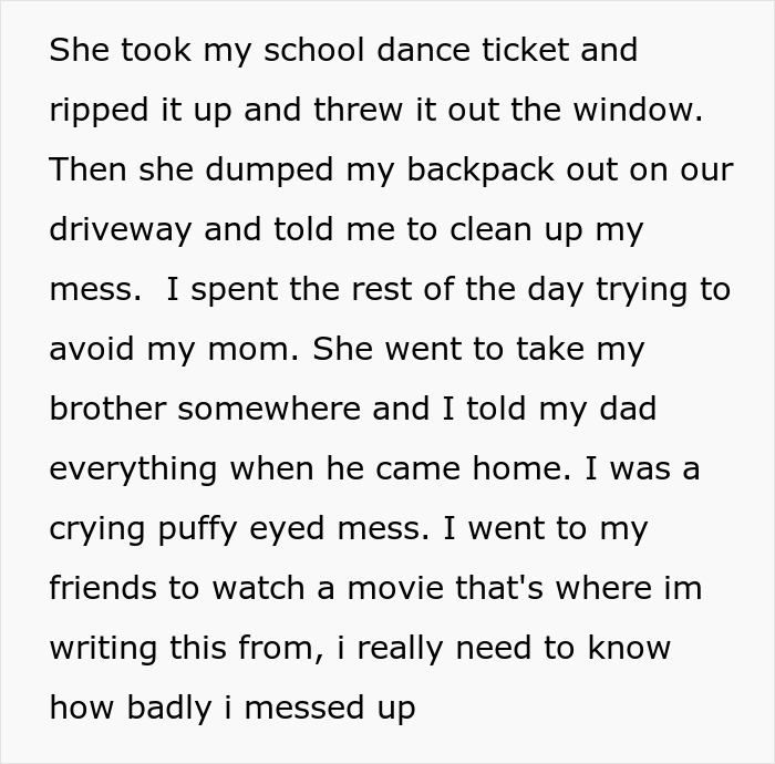 Teen Regrets Being Honest With Her Therapist When Her Mom Gets In Trouble With CPS