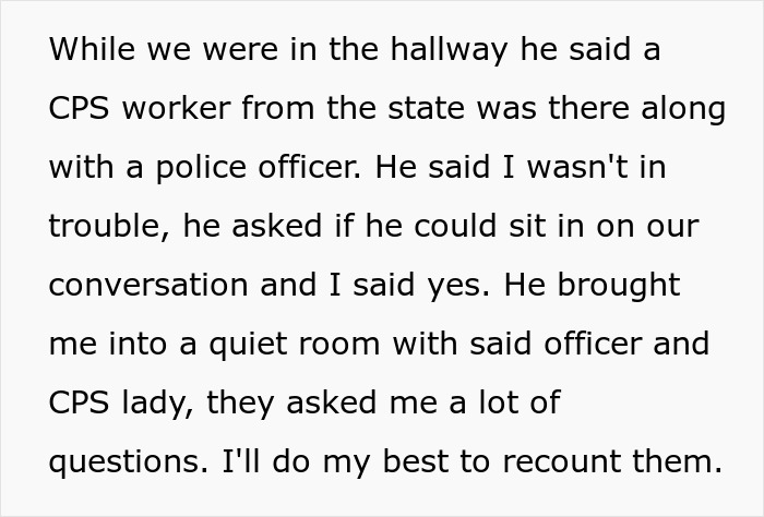 Teen Regrets Being Honest With Her Therapist When Her Mom Gets In Trouble With CPS