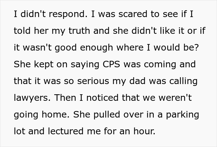 Teen Regrets Being Honest With Her Therapist When Her Mom Gets In Trouble With CPS