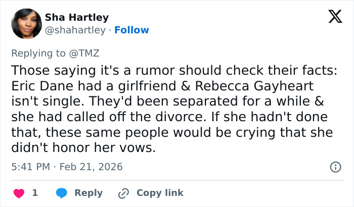 “I Thought He Was Married”: Eric Dane’s Girlfriend Speaks Out After Actor’s Passing