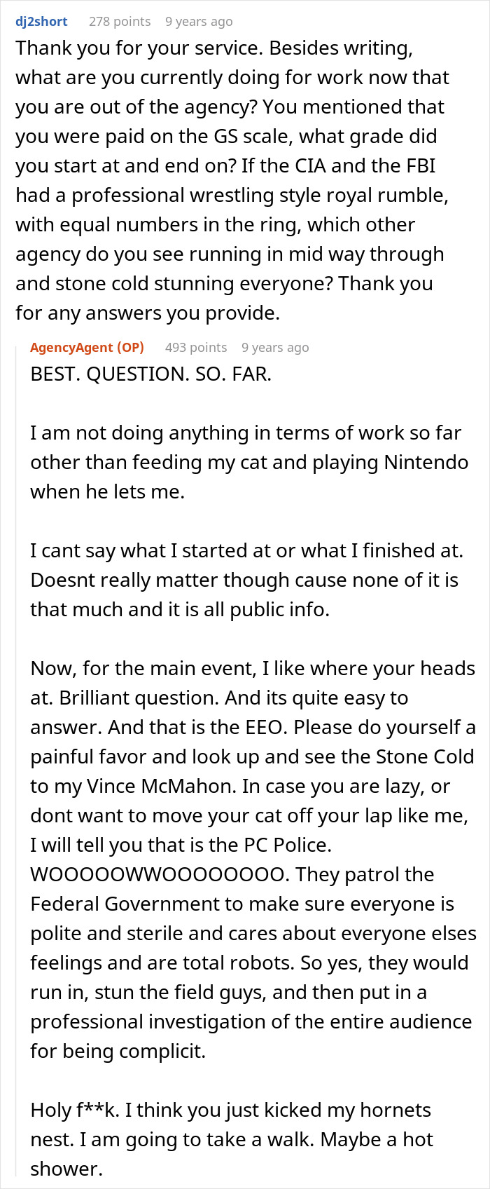 Former CIA Case Officer Answers Internet’s Most Burning Questions In This Ask Me Anything Former CIA Case Officer Answers Internet’s Most Burning Questions In This Ask Me Anything