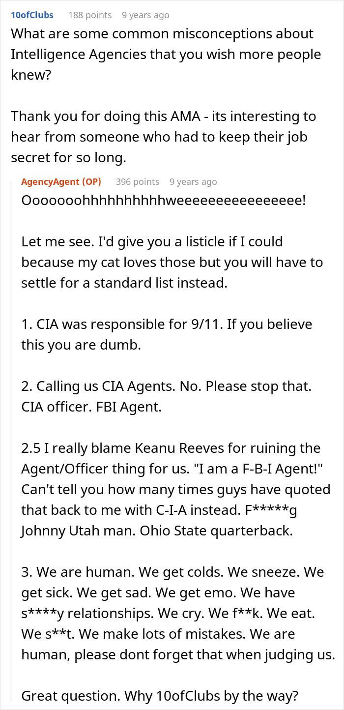 Former CIA Case Officer Answers Internet’s Most Burning Questions In This Ask Me Anything Former CIA Case Officer Answers Internet’s Most Burning Questions In This Ask Me Anything