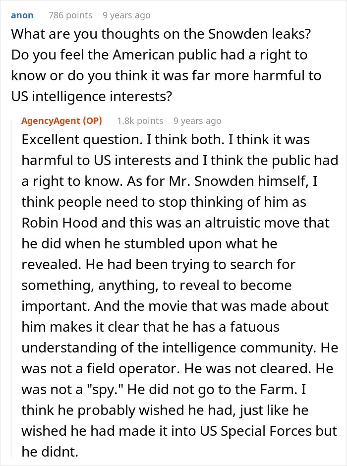 Former CIA Case Officer Answers Internet’s Most Burning Questions In This Ask Me Anything Former CIA Case Officer Answers Internet’s Most Burning Questions In This Ask Me Anything