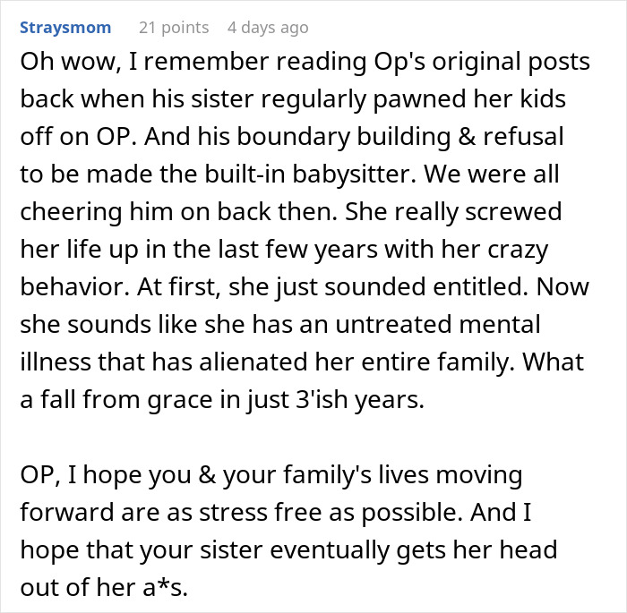 Woman Goes Berserk On Brother For Meddling With Her Parenting When Her Kids Called Him For Help