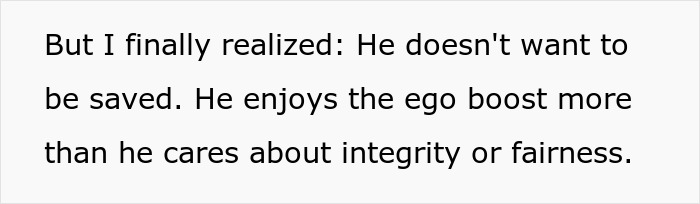 Person Disappointed In Boss They Looked Up To After They Start Affair With Employee
